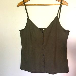 H&M green cami